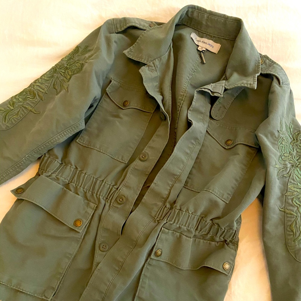 Army Jacket Embroidery Details